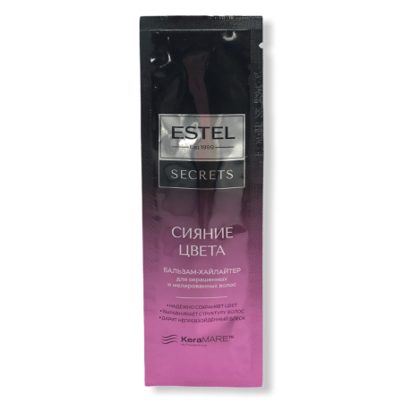 ESTEL SECRETS ES/S/B10 Бальзам-хайлайтер для окрашенных и мелированных волос Сияние Цвета 10мл