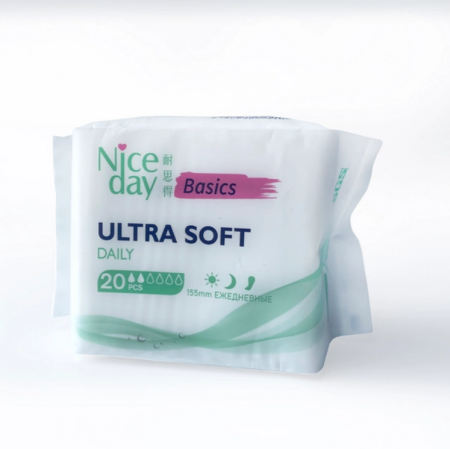 Прокладки ежедневные Nice Day Basic Ultra  20шт 155мм Soft /NDE2-1/28940/
