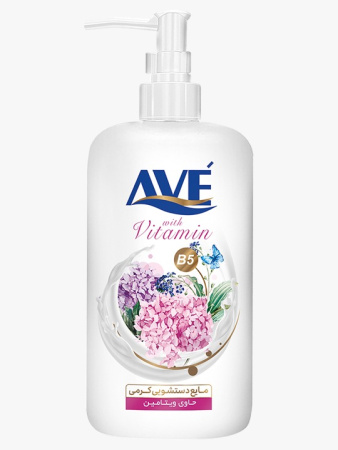 Жидкое крем-мыло AVE  450мл Цветы и молоко с витамином B5