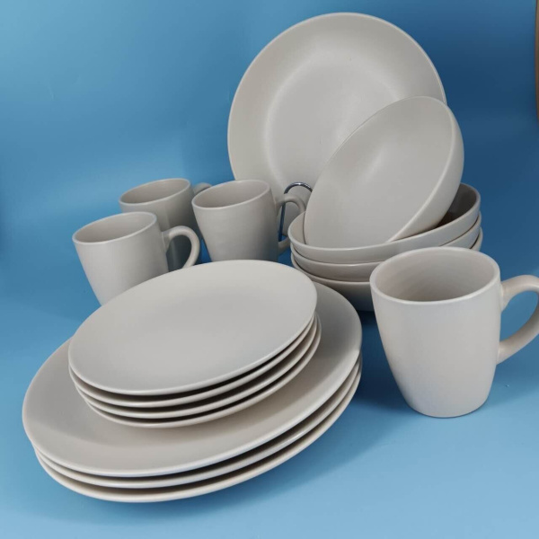 Набор посуды 16 предметов 4 персоны 2 сорт керамика