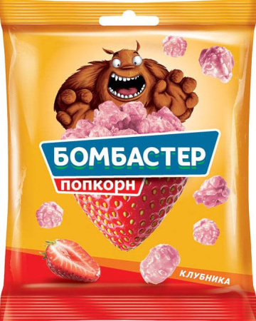 Попкорн Бомбастер 50г Клубника