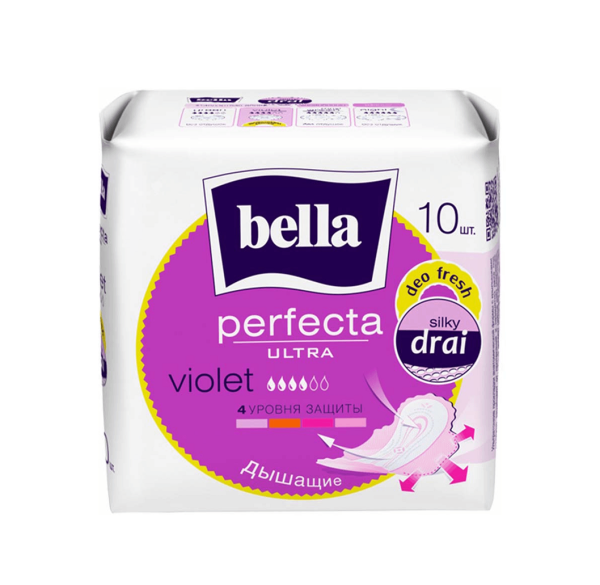 Прокладки Bella Perfecta Ultra 10шт Violet deo fresh супертонкие